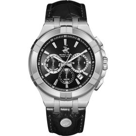 Beverly Hills Polo Club BP3803X.351 Siyah Gri Erkek Kol Saati