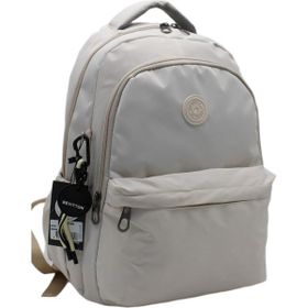 Bevitton 34100 Bej Suya İtici Kumaş Unisex Okul Çantası