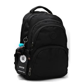 Bevitton 34600 Siyah Su İtici Kumaş Unisex Okul Sırt Çantası
