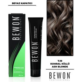 Bewon Amonyaklı Kumral Küllü Beyaz Kapatıcı 7.10 Saç Boyası