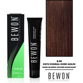 Bewon Profesyonel 100 ml 6.35 Koyu Kumral Dore Akaju Saç Boyası