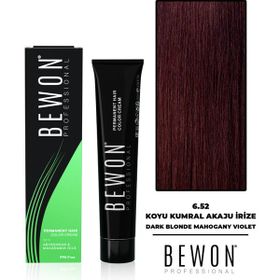 Bewon Profesyonel 100 ml 6.52 Koyu Kumral Akaju İrize Saç Boyası