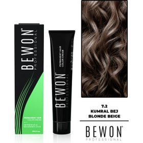 Bewon Profesyonel 100 ml 7.2 Kumral Bej Saç Boyası