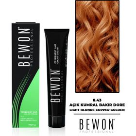 Bewon Profesyonel 100 ml 8.43 Açık Kumral Bakır Dore Saç Boyası