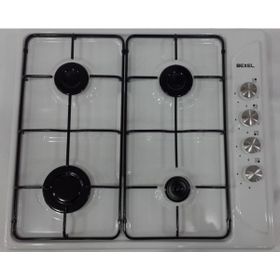 Bexel BSO-91 4 Gözlü Gazlı Emaye Yüzeyli Set Üstü Ocak Beyaz