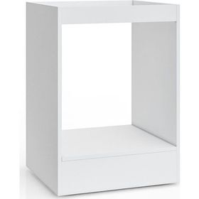 Beyaz Ankastre Fırın Ve Ocak Dolabı