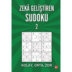 Beyaz Balina Yayınları Kolay Orta Zor Zeka Geliştiren Sudoku