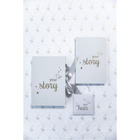 BeyazBirKutu Your Story Baby Journal Kutulu Set Anne ve Bebek Günlüğü Taş Rengi Anı Defteri