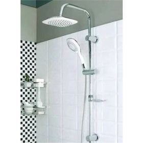 BeyazSu Beyaz Tepe Yağmurlama İkili Montajsız Duş Banyo Başlık Seti
