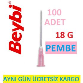 Beybi 100 Adet Pembe Enjektör Ucu