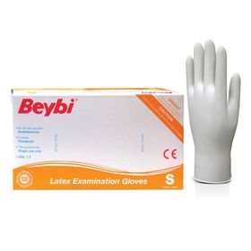 Beybi 100 Adet S Pudralı Muayene Eldiveni