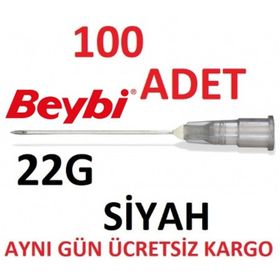 Beybi 100 Adet Siyah Enjektör Ucu