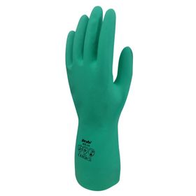 Beybi 33 cm Korun Yeşil Nitril Kimyasal Eldiven