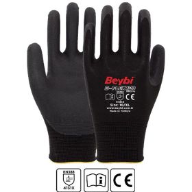 Beybi B-FLEX120 10 Beden 12'li Micro Köpük Nitril Eldiven