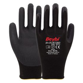 Beybi B-FLEX120 No: 10-XL Çift Micro Köpük Nitril Eldiven