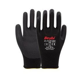 Beybi B-Flex120 Siyah Micro Köpük Nitril 8 Beden 12 Çift İş Eldiveni