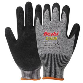 Beybi CL300 No: 10 24 Çift Lateks Kaplı Kesilmeye Dirençli Eldiven