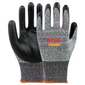 Beybi CN510C No: 10-XL 12 Çift Nitril Kaplı Kesilmeye Dirençli Eldiven