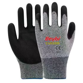 Beybi CU600 D No: 10-XL Kutu 24 Çift PU Kaplı Polietilen Kesilmeye Dirençli Örme Eldiven