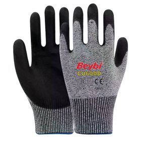 Beybi CU600 D No: 10-XL Kutu 24 Çift PU Kaplı Polietilen Kesilmeye Dirençli Örme Eldiven