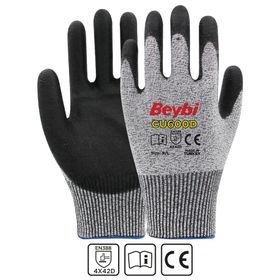 Beybi CU600 D PU Kaplı Polietilen Kesilmeye Dirençli Örme Eldiven