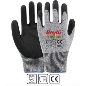 Beybi CU600 D PU Kaplı Polietilen Kesilmeye Dirençli Örme Eldiven