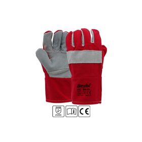 Beybi DK-01 Koton Kırmızı Montaj Eldiveni