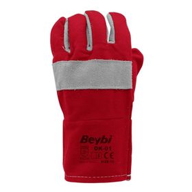 Beybi DK-01 Koton Kırmızı Montaj Eldiveni