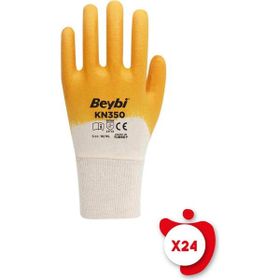Beybi EL 350-KN350 Sarı Nitril Eldiven