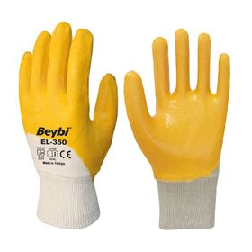 Beybi EL 350-KN350 Sarı Nitril Eldiven
