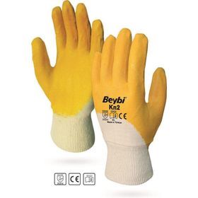 Beybi EN388 3121X 12'li Paket Pamuk Nitirl Pmk Kn2 10 Beden Eldiven