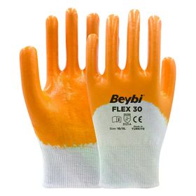 Beybi FLEX30 No 10 360 Çift Nitril Kaplı İş Eldiveni