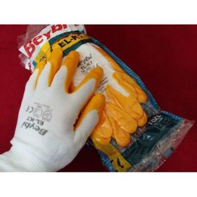 Beybi KN-350 Sarı No:10 12 Çift Nitril Eldiven