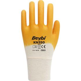 Beybi KN-350 Sarı No:10 12 Çift Nitril Eldiven