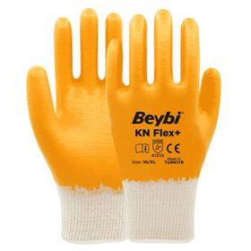Beybi KN Flex+ No:9 Sarı Koli Pamuk Nitril Eldiven