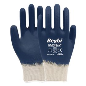 Beybi KN2 Flex No: 10 Koli 288 Çift Lacivert Pamuk Likralı Örme Eldiven