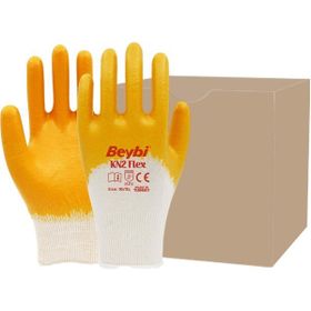 Beybi KN2 Flex NO: 10 Koli Sarı İş Eldiveni