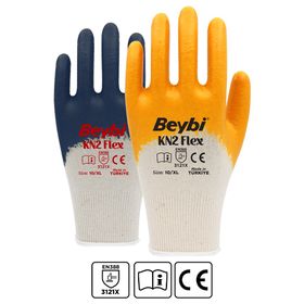 Beybi KN2 Flex NO: 10 Koli Sarı İş Eldiveni