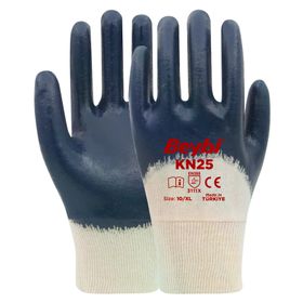 Beybi KN25 No: 10-XL 100 Çift Pamuk Nitril Eldiven