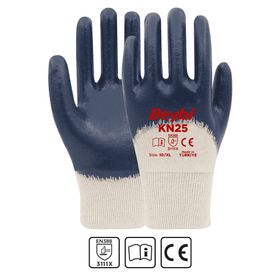 Beybi KN25 Pamuk NO:10 Koli Lacivert Nitril Eldiven
