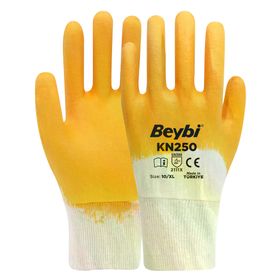 Beybi KN250 No:10 Bir Çift Pamuk Nitril İş Eldiveni