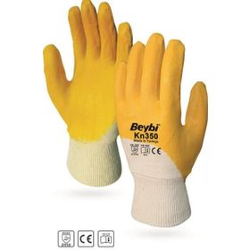 Beybi KN350 288 Çift Pamuk Nitril İş Eldiveni