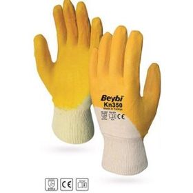 Beybi KN350 288 Çift Pamuk Nitril İş Eldiveni