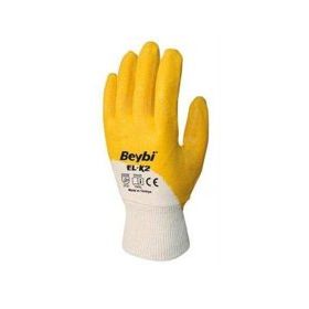 Beybi KN350 No:9 Sarı Nitril Eldiven