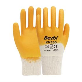 Beybi KN350 No:9 Sarı Nitril Eldiven