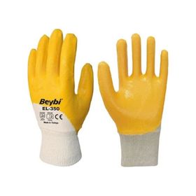 Beybi KN350 No:9 Sarı Nitril Eldiven