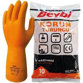 Beybi Korun Turuncu 10 Beden İş Eldiveni