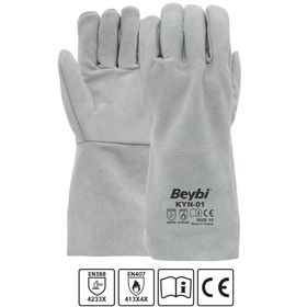 Beybi KYN-01 Deri Kaynakçı Eldiveni