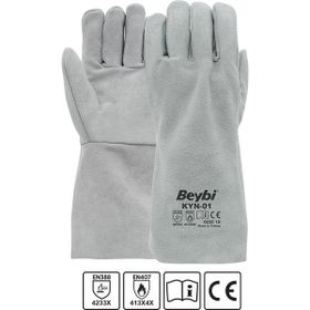 Beybi KYN-01 Deri Kaynakçı Eldiveni