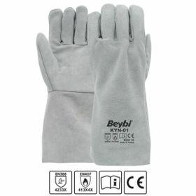 Beybi KYN-01 Deri Kaynakçı Eldiveni